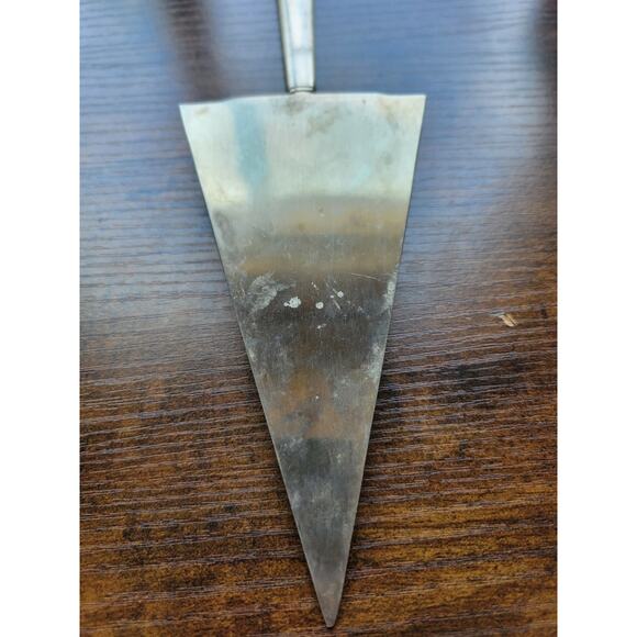 Vintage Stainless Steel Wedding Cake Server - "Love Forever" - I John 4:7 - Picture 5 of 7